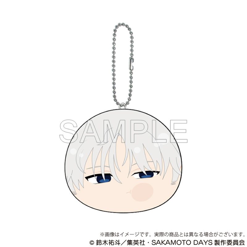 SAKAMOTO DAYS クッションキーホルダー ポーチいんVer. X(スラー) ("Sakamoto Days" Cushion Key Chain Pouch In Ver. X (Slur))