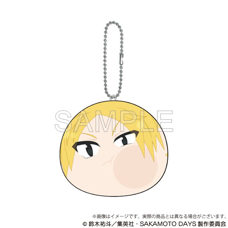 SAKAMOTO DAYS クッションキーホルダー ポーチいんVer. 朝倉シン ("Sakamoto Days" Cushion Key Chain Pouch In Ver. Asakura Shin)
