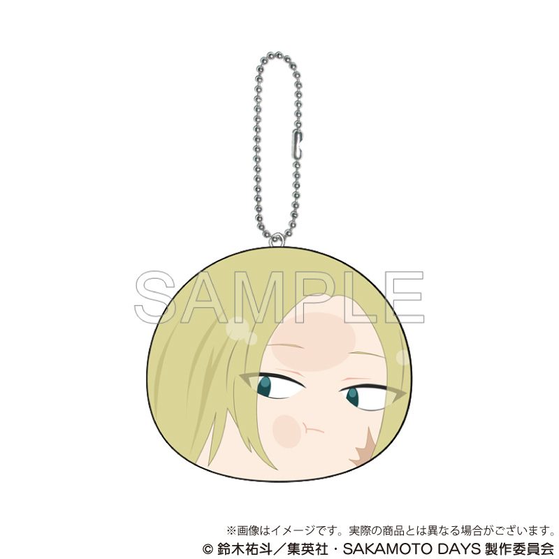 SAKAMOTO DAYS クッションキーホルダー ポーチいんVer. 神々廻 ("Sakamoto Days" Cushion Key Chain Pouch In Ver. Shishiba)