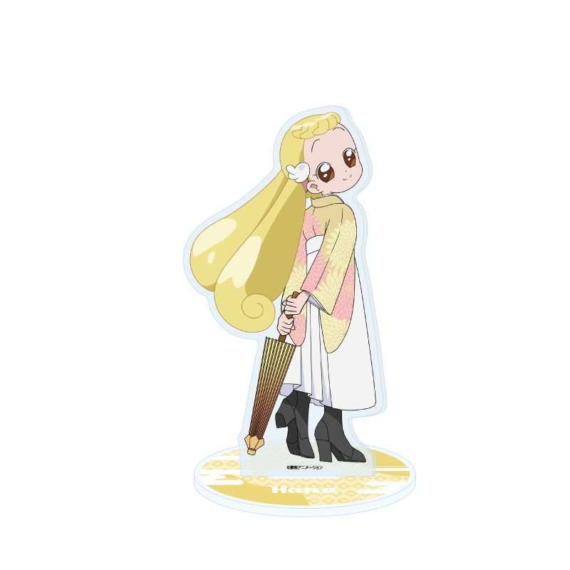 アクリルスタンド おジャ魔女どれみドッカーン! 53 ハナ 袴・番傘Ver.(描き下ろしイラスト) (Acrylic Stand "Ojamajo Doremi Dokkaan!" 53 Hana Hakama & Oilpaper Umbrella Ver. (Original Illustration))