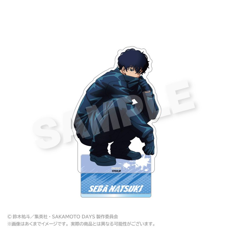 SAKAMOTO DAYS アクリルスタンド しゃがみこみVer. 勢羽夏生 ("Sakamoto Days" Acrylic Stand Crouching Ver. Seba Natsuki)
