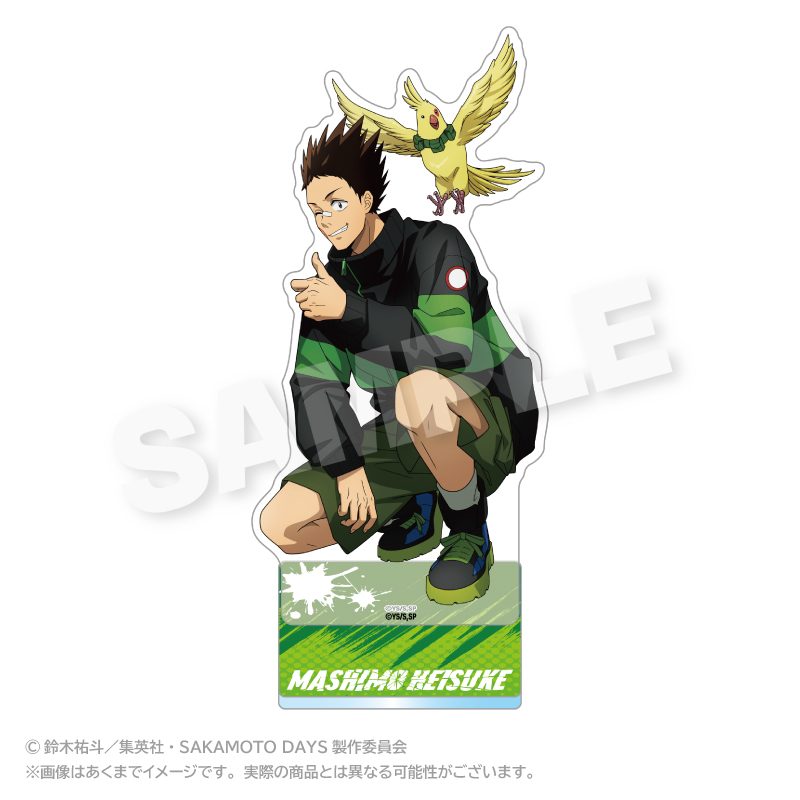 SAKAMOTO DAYS アクリルスタンド しゃがみこみVer. 眞霜平助 ("Sakamoto Days" Acrylic Stand Crouching Ver. Mashimo Heisuke)
