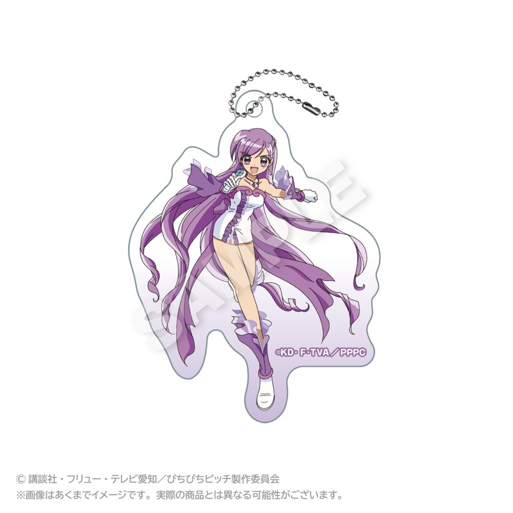 ぴちぴちピッチ アクリルキーホルダー ピュアVer. かれん ("Mermaid Melody Pichi Pichi Pitch" Acrylic Key Chain Pure Ver. Caren)