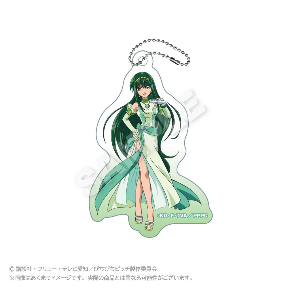 ぴちぴちピッチ アクリルキーホルダー ピュアVer. リナ ("Mermaid Melody Pichi Pichi Pitch" Acrylic Key Chain Pure Ver. Rina)