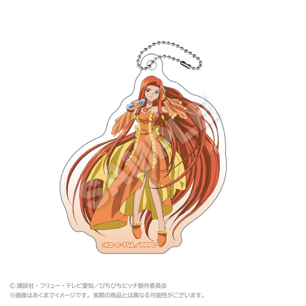 ぴちぴちピッチ アクリルキーホルダー ピュアVer. 沙羅 ("Mermaid Melody Pichi Pichi Pitch" Acrylic Key Chain Pure Ver. Sara)