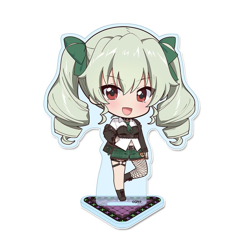 ガールズ&パンツァー 最終章 ぷちちょこアクリルスタンド アンチョビ サブカルファッションVer. ("GIRLS und PANZER das Finale" Puchichoko Acrylic Stand Anchovy Subculture Fashion Ver.)