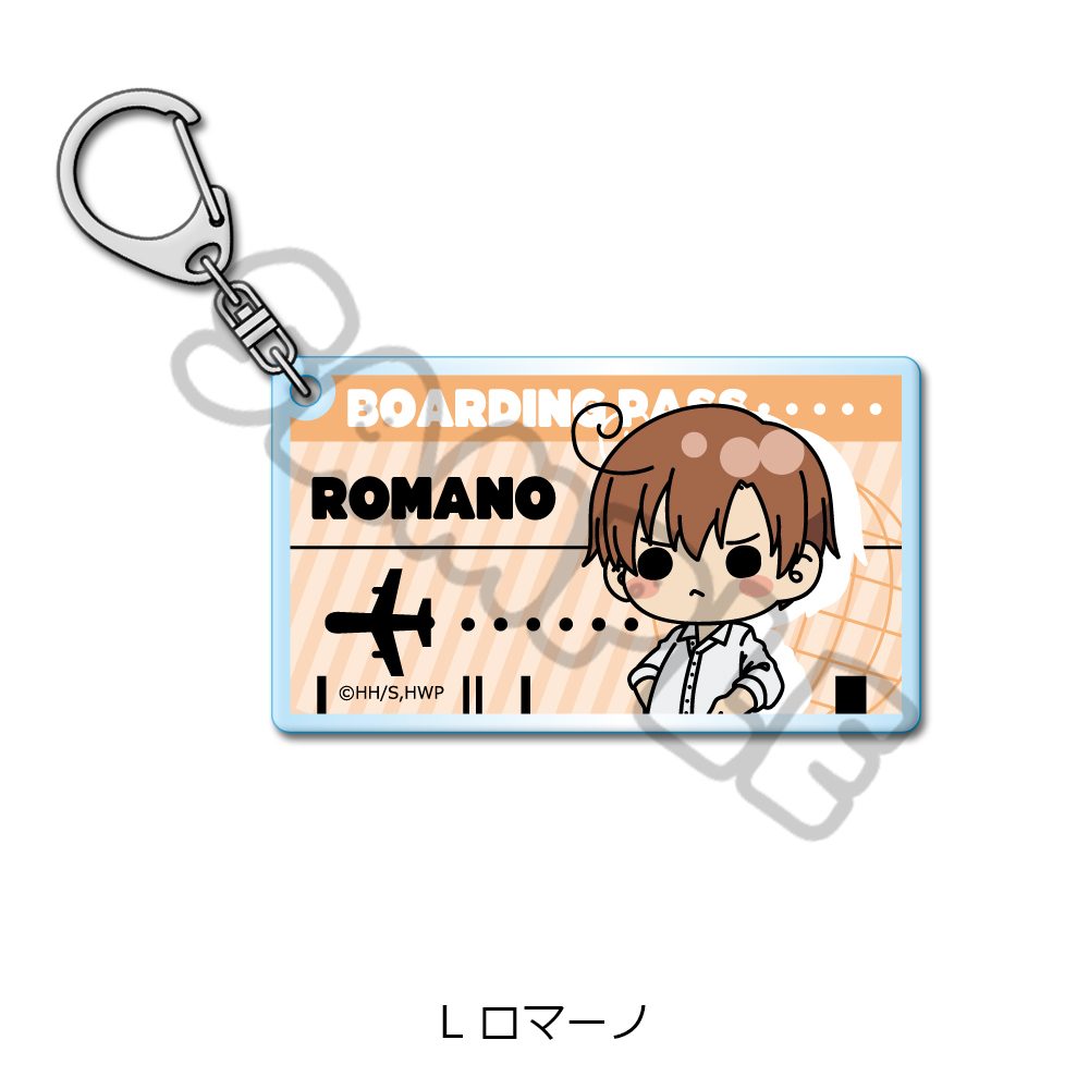 ヘタリア World☆Stars アクリルキーホルダー L ロマーノ ("Hetalia World Stars" Acrylic Key Chain L Romano)