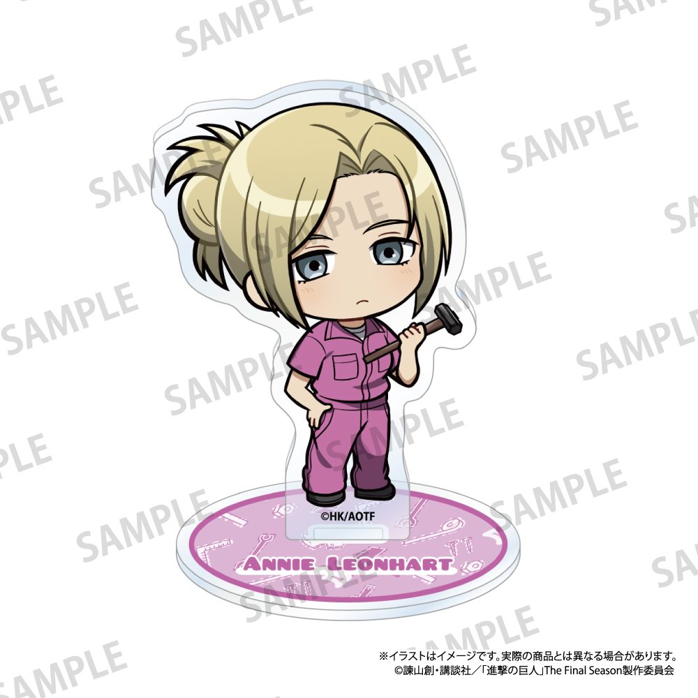 進撃の巨人 アクリルスタンド アニ・レオンハート(ミニキャラ)(DIY) ("Attack on Titan" Acrylic Stand Annie Leonhart (Mini Character) (DIY))