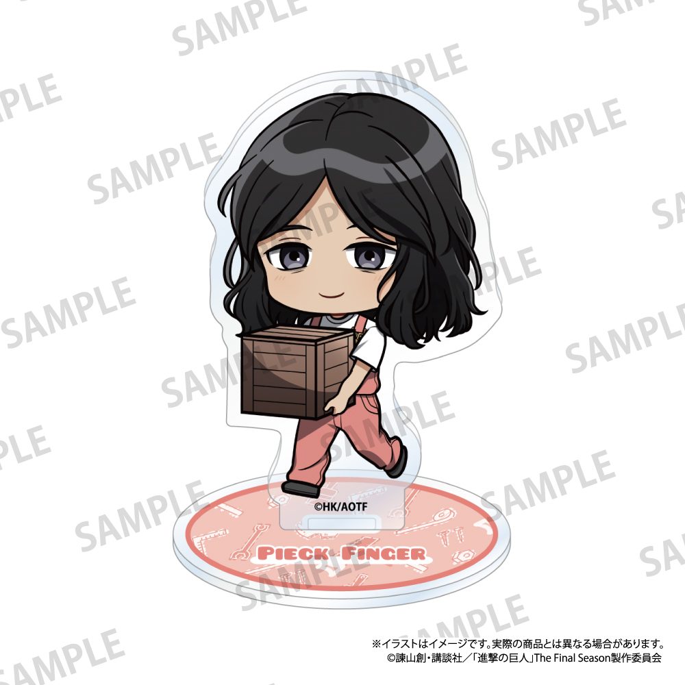 進撃の巨人 アクリルスタンド ピーク・フィンガー(ミニキャラ)(DIY) ("Attack on Titan" Acrylic Stand Pieck Finger (Mini Character) (DIY))