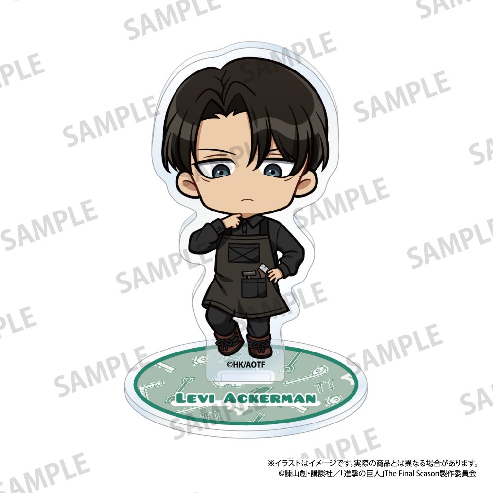 進撃の巨人 アクリルスタンド リヴァイ・アッカーマン(ミニキャラ)(DIY) ("Attack on Titan" Acrylic Stand Levi Ackerman (Mini Character) (DIY))