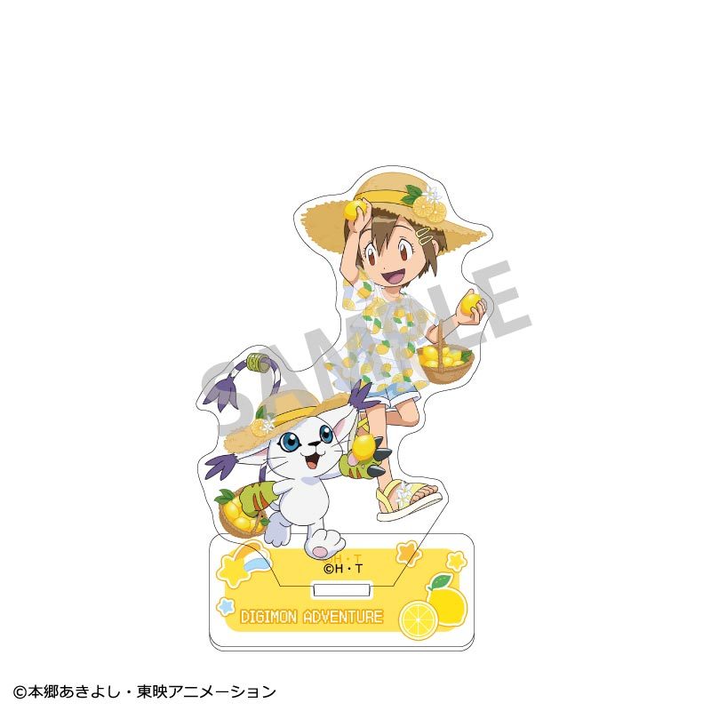 デジモンアドベンチャー アクリルスタンド(ペア) 八神ヒカリ&テイルモン フルーツパーティー ("Digimon Adventure" Acrylic Stand (Pair) Yagami Hikari & Tailmon Fruit Party)