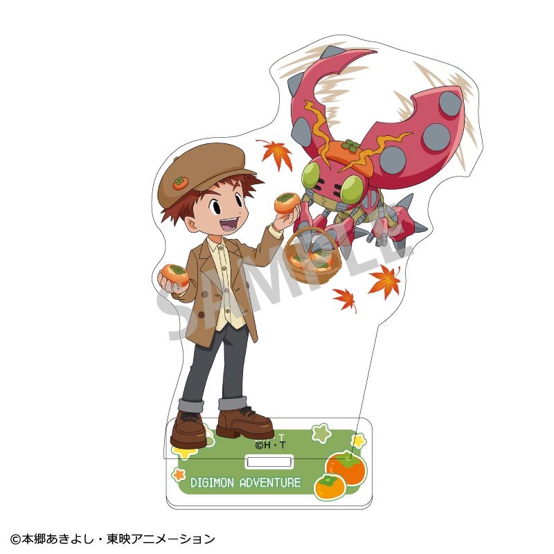 デジモンアドベンチャー アクリルスタンド(ペア) 泉光子郎&テントモン フルーツパーティー ("Digimon Adventure" Acrylic Stand (Pair) Izumi Koshiro & Tentomon Fruit Party)