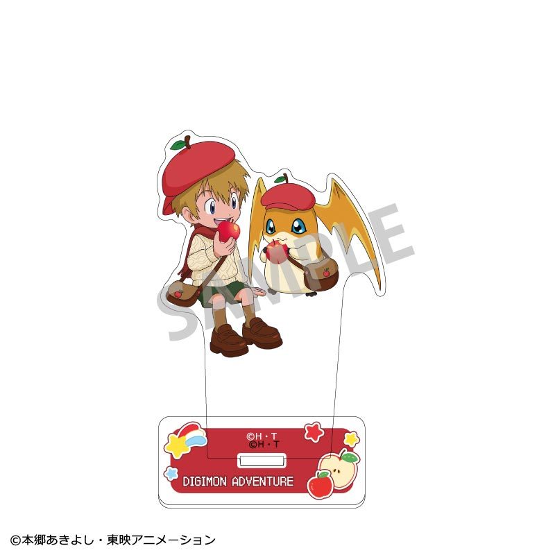 デジモンアドベンチャー アクリルスタンド(ペア) 高石タケル&パタモン フルーツパーティー ("Digimon Adventure" Acrylic Stand (Pair) Takaishi Takeru & Patamon Fruit Party)