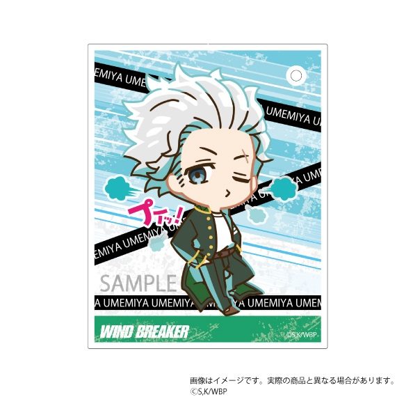 WIND BREAKER プイッ!とアクキーカード 梅宮一 ("Wind Breaker" Pui! to Acrylic Key Chain Card Umemiya Hajime)