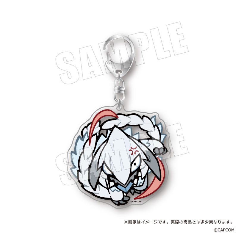 モンスターハンターワイルズ×ぶくぶ おおきめアクリルキーホルダー 11 アルシュベルド ("Monster Hunter Wilds" x Bkub Big Acrylic Key Chain 11 Arkveld)