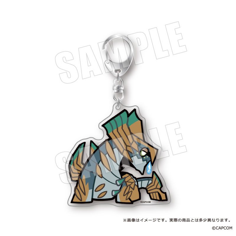 モンスターハンターワイルズ×ぶくぶ おおきめアクリルキーホルダー 15 ジン・ダハド ("Monster Hunter Wilds" x Bkub Big Acrylic Key Chain 15 Jin Dahaad)
