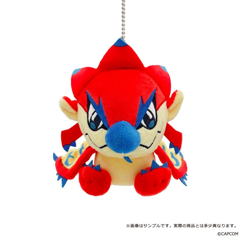 モンスターハンターワイルズ×ぶくぶ ぬいぐるみマスコット リオレウス ("Monster Hunter Wilds" x Bkub Plush Mascot Rathalos)