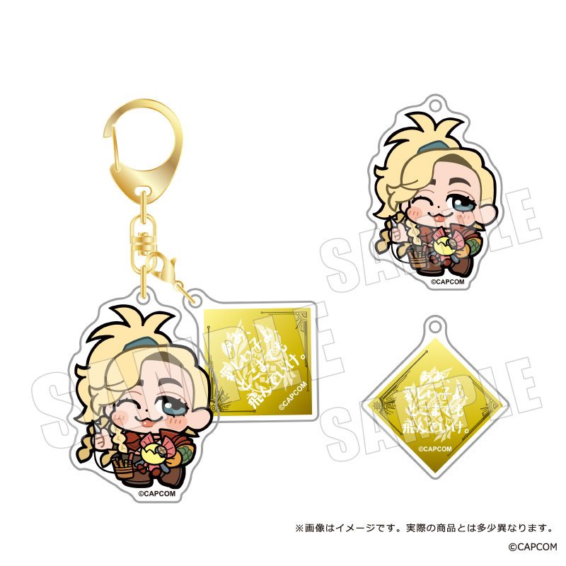 モンスターハンターワイルズ×ぶくぶ セリフアクリルキーホルダー 04 ジェマ ("Monster Hunter Wilds" x Bkub Words Acrylic Key Chain 04 Gemma)