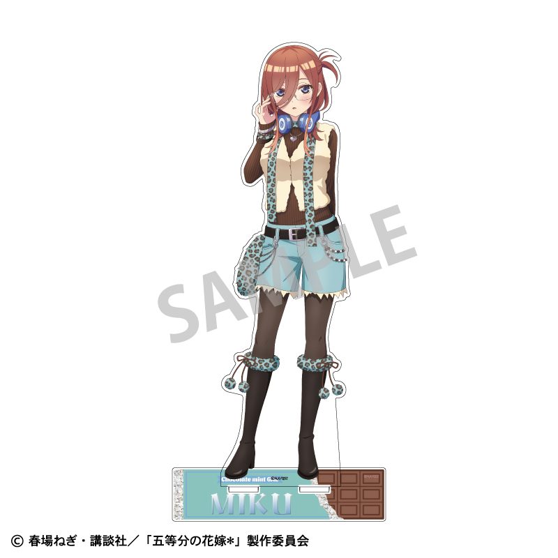 五等分の花嫁* ビッグアクリルスタンド 中野三玖 チョコミントGAL ("The Quintessential Quintuplets Specials 2" Big Acrylic Stand Nakano Miku Chocolate Mint GAL)