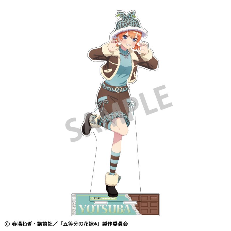 五等分の花嫁* ビッグアクリルスタンド 中野四葉 チョコミントGAL ("The Quintessential Quintuplets Specials 2" Big Acrylic Stand Nakano Yotsuba Chocolate Mint GAL)
