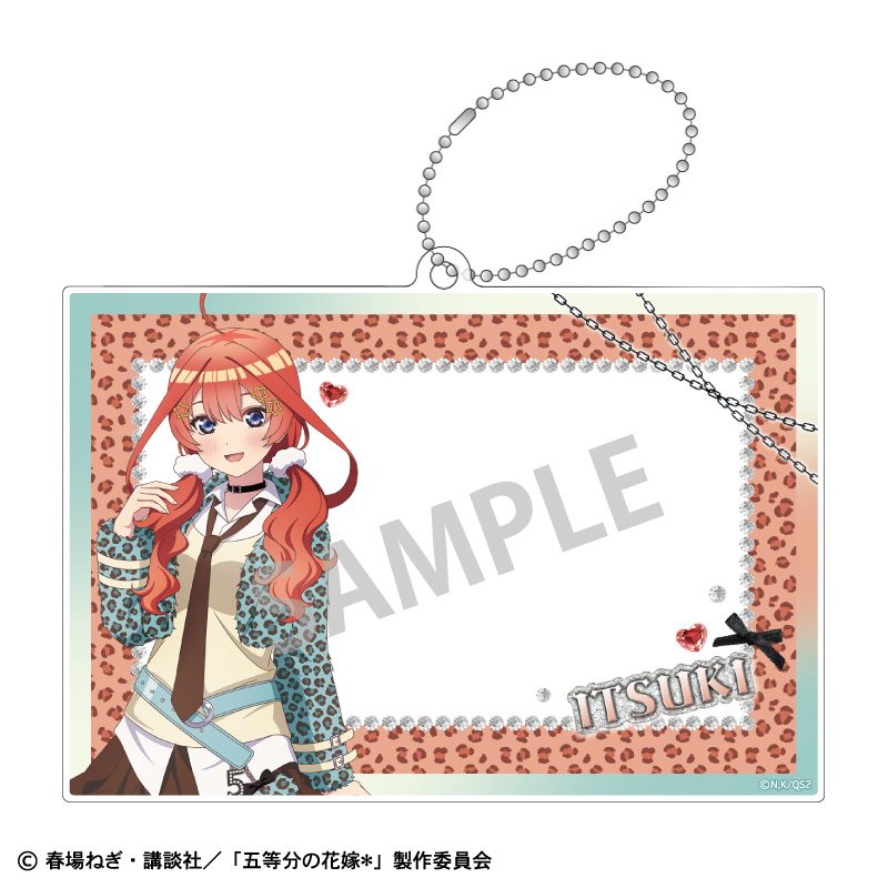 五等分の花嫁* フォトフレームキーホルダー 中野五月 チョコミントGAL ("The Quintessential Quintuplets Specials 2" Photo Frame Key Chain Nakano Itsuki Chocolate Mint GAL)