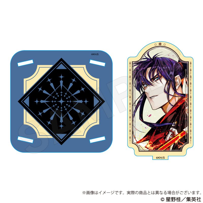 D.Gray-man 木製スタンドコースター 神田ユウ ("D.Gray-man" Wooden Stand Coaster Kanda Yu)