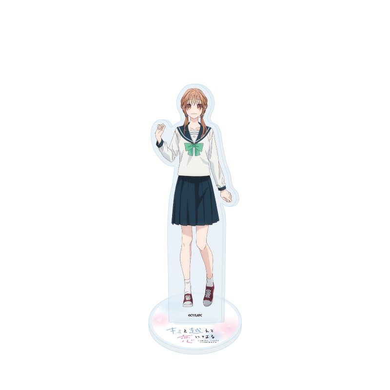 アクリルスタンド キミと越えて恋になる 01 朝霞万理(公式イラスト) (Acrylic Stand "With You, Our Love Will Make It Through" 01 Asaka Mari (Official Illustration))