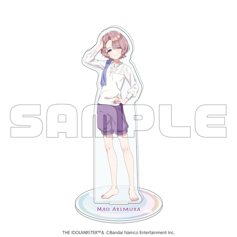 学園アイドルマスター×極楽湯 RAKU SPA アクリルスタンド 有村麻央 ("Gakuen Idolmaster" x Gokurakuyu RAKU SPA Acrylic Stand Arimura Mao)