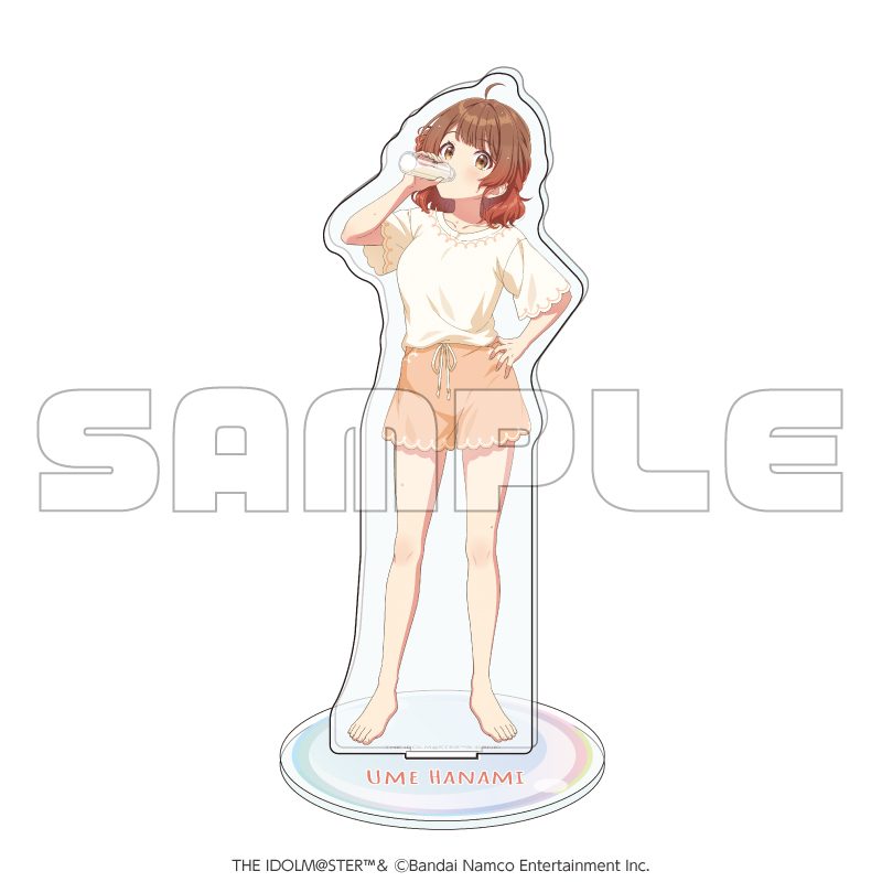学園アイドルマスター×極楽湯 RAKU SPA アクリルスタンド 花海佑芽 ("Gakuen Idolmaster" x Gokurakuyu RAKU SPA Acrylic Stand Hanami Ume)