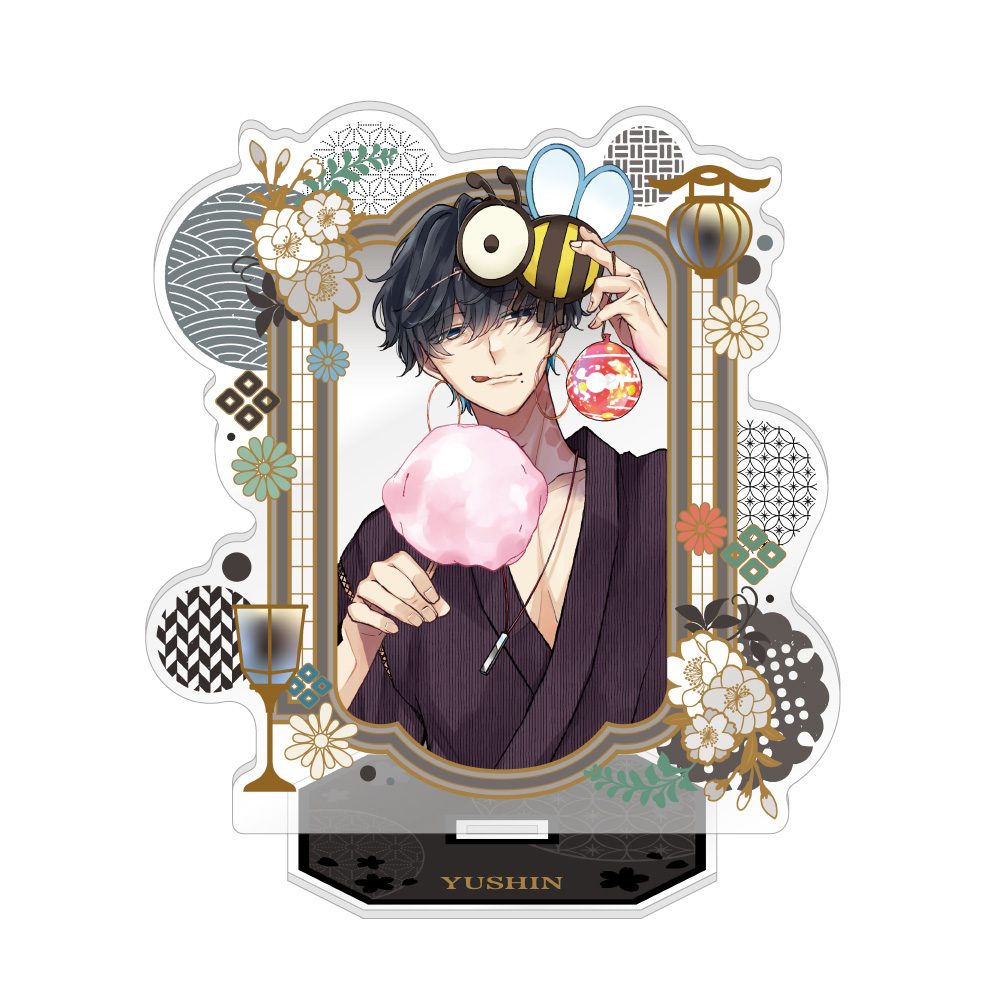 みにくい遊郭の子 アクリルスタンド 蜂鳥游心 ("Ugly Duckling of the Entertainment District" Acrylic Stand Hachidori Yushin)