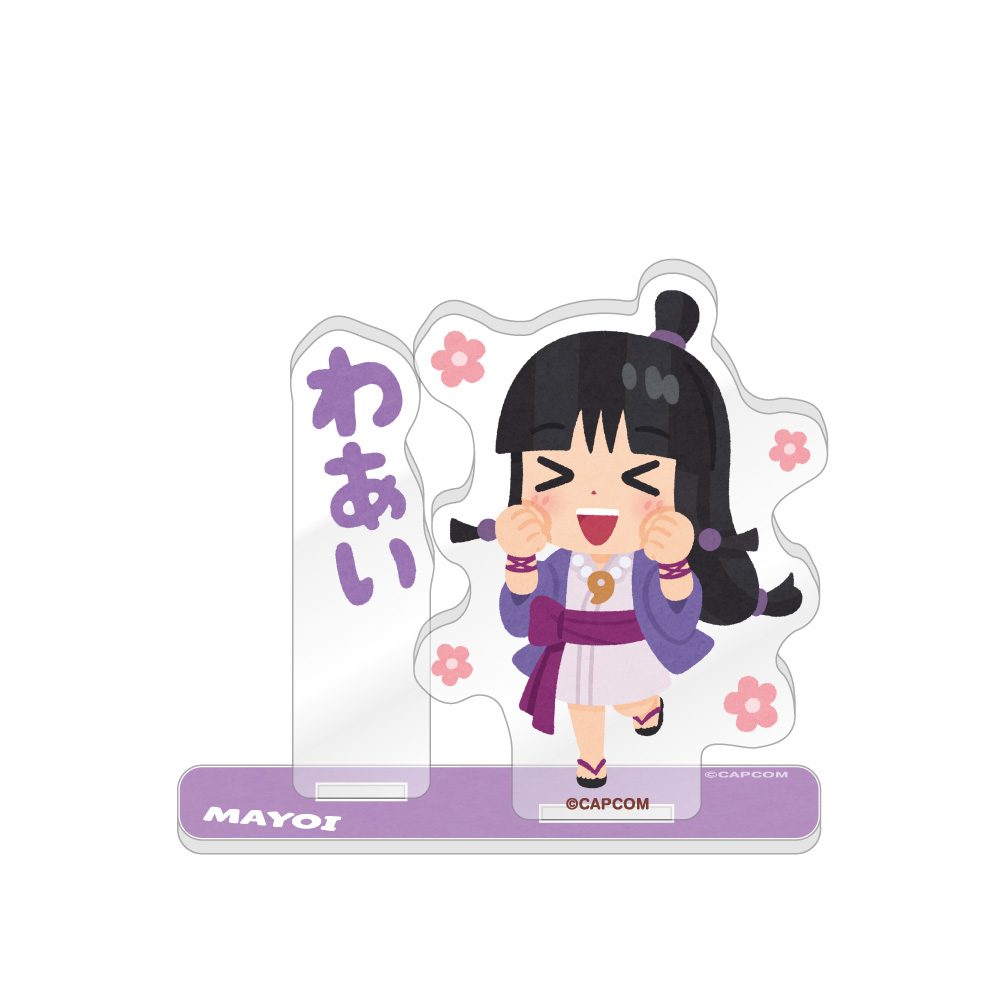 逆転裁判×いらすとや アクリルスタンド 綾里真宵 ("Ace Attorney" x Irasutoya Acrylic Stand Maya Fey)
