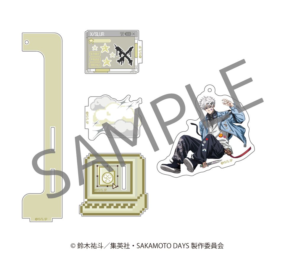 SAKAMOTO DAYS ゆらゆらアクリルスタンド デコラVer. X(スラー) ("Sakamoto Days" Yurayura Acrylic Stand DECORA Ver. X (Slur))