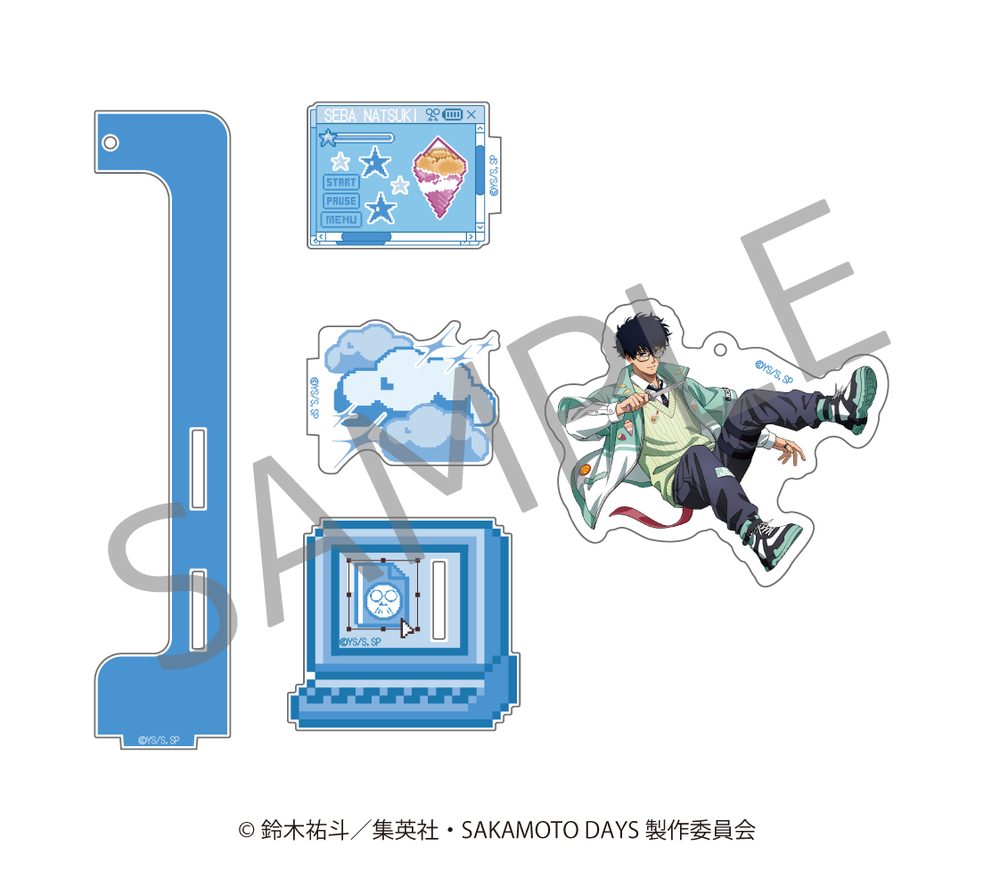 SAKAMOTO DAYS ゆらゆらアクリルスタンド デコラVer. 勢羽夏生 ("Sakamoto Days" Yurayura Acrylic Stand DECORA Ver. Seba Natsuki)