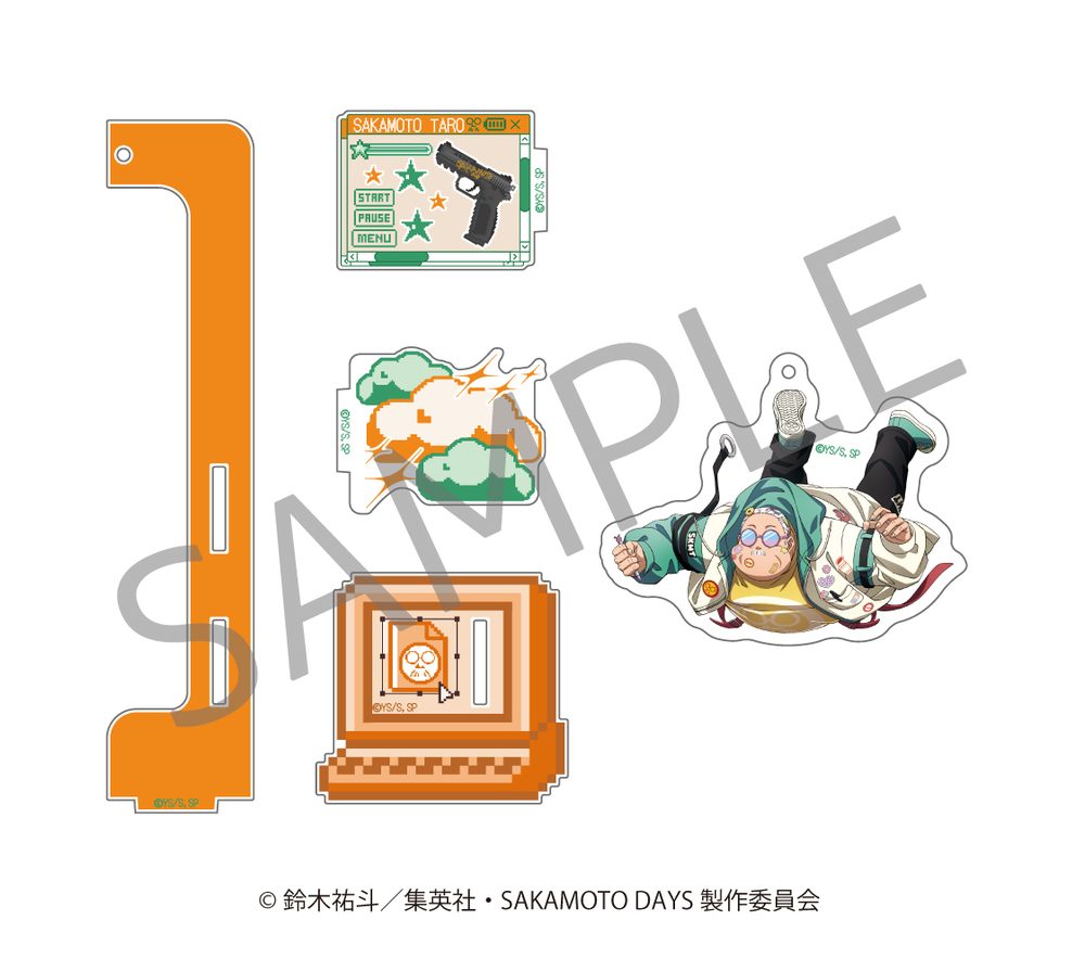 SAKAMOTO DAYS ゆらゆらアクリルスタンド デコラVer. 坂本太郎 ("Sakamoto Days" Yurayura Acrylic Stand DECORA Ver. Sakamoto Taro)