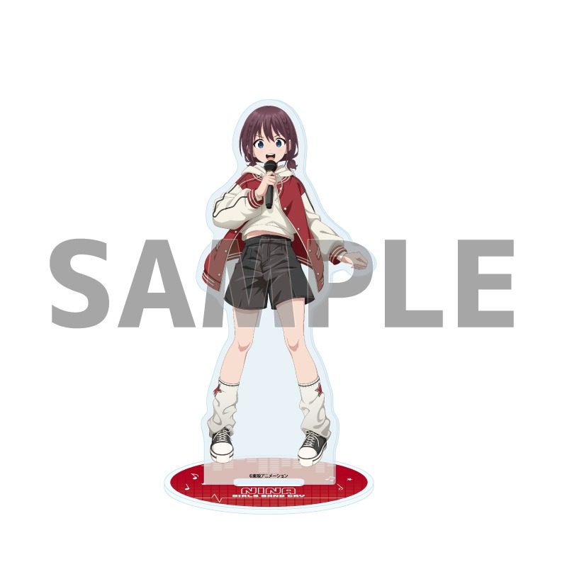 アクリルスタンド ガールズバンドクライ 06 井芹仁菜(描き下ろしイラスト) (Acrylic Stand "Girls Band Cry" 06 Iseri Nina (Original Illustration))