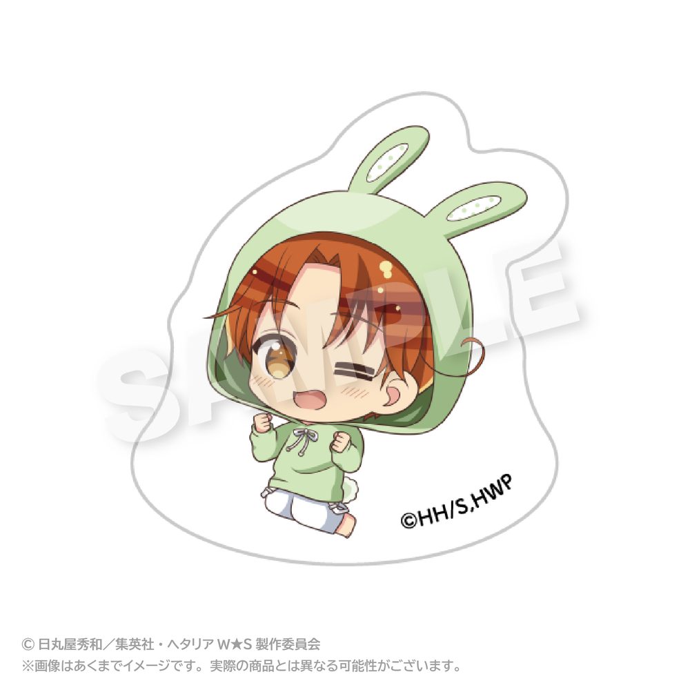 ヘタリア World☆Stars ゆらゆらアクリルマスコット アニマルパーカーVer. イタリア ("Hetalia World Stars" Yurayura Acrylic Mascot Animal Hoodie Ver. Italy)