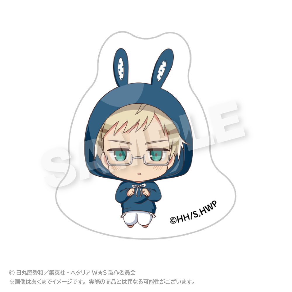 ヘタリア World☆Stars ゆらゆらアクリルマスコット アニマルパーカーVer. スウェーデン ("Hetalia World Stars" Yurayura Acrylic Mascot Animal Hoodie Ver. Sweden)