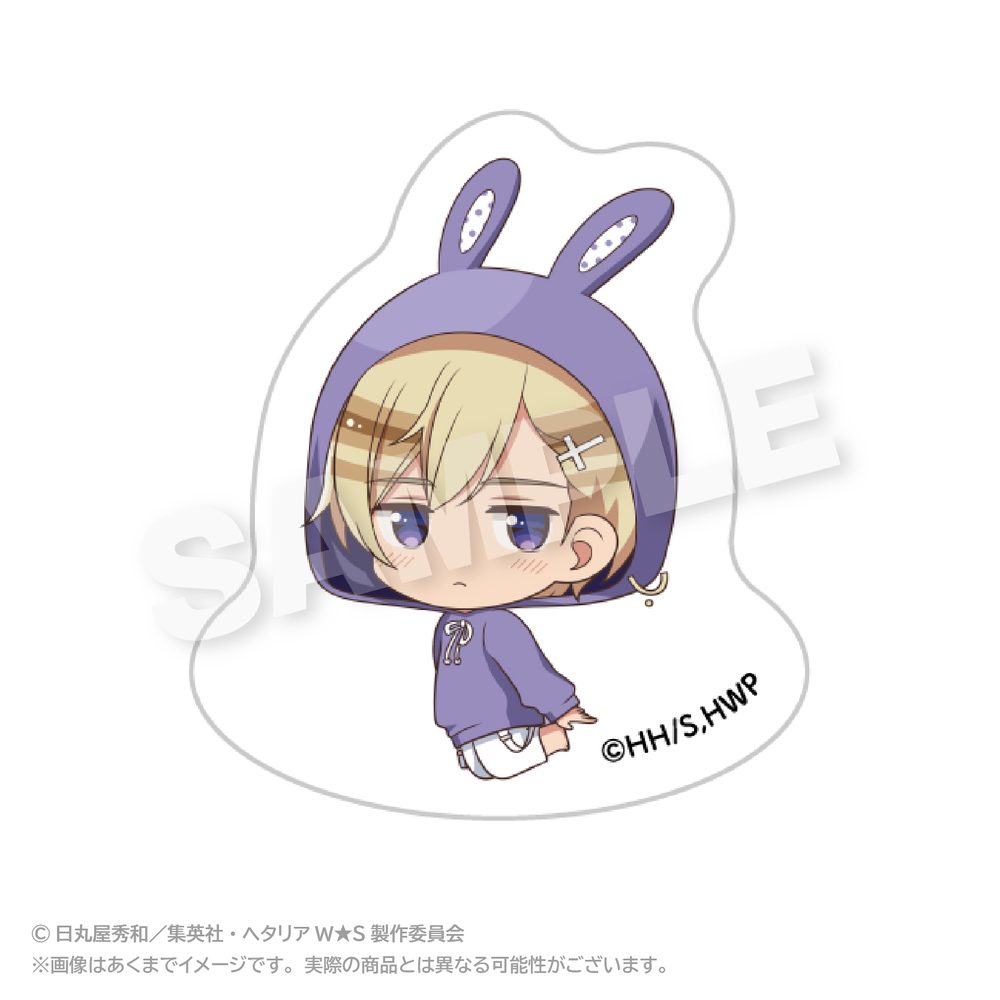 ヘタリア World☆Stars ゆらゆらアクリルマスコット アニマルパーカーVer. ノルウェー ("Hetalia World Stars" Yurayura Acrylic Mascot Animal Hoodie Ver. Norway)