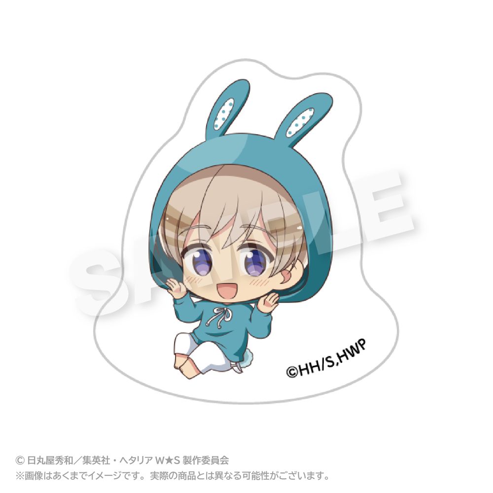 ヘタリア World☆Stars ゆらゆらアクリルマスコット アニマルパーカーVer. フィンランド ("Hetalia World Stars" Yurayura Acrylic Mascot Animal Hoodie Ver. Finland)