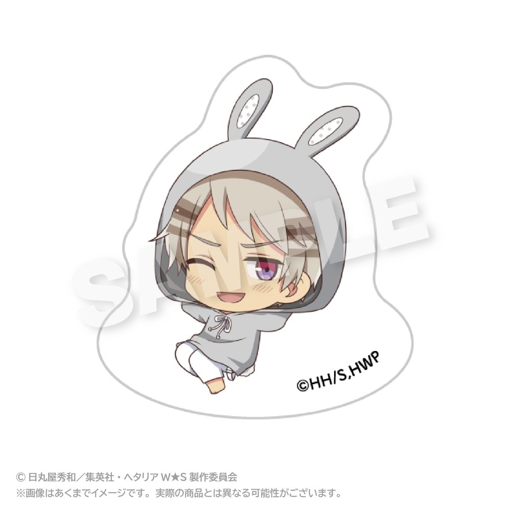 ヘタリア World☆Stars ゆらゆらアクリルマスコット アニマルパーカーVer. プロイセン ("Hetalia World Stars" Yurayura Acrylic Mascot Animal Hoodie Ver. Prussia)