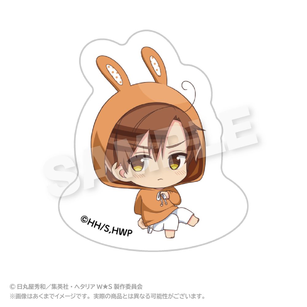 ヘタリア World☆Stars ゆらゆらアクリルマスコット アニマルパーカーVer. ロマーノ ("Hetalia World Stars" Yurayura Acrylic Mascot Animal Hoodie Ver. Romano)