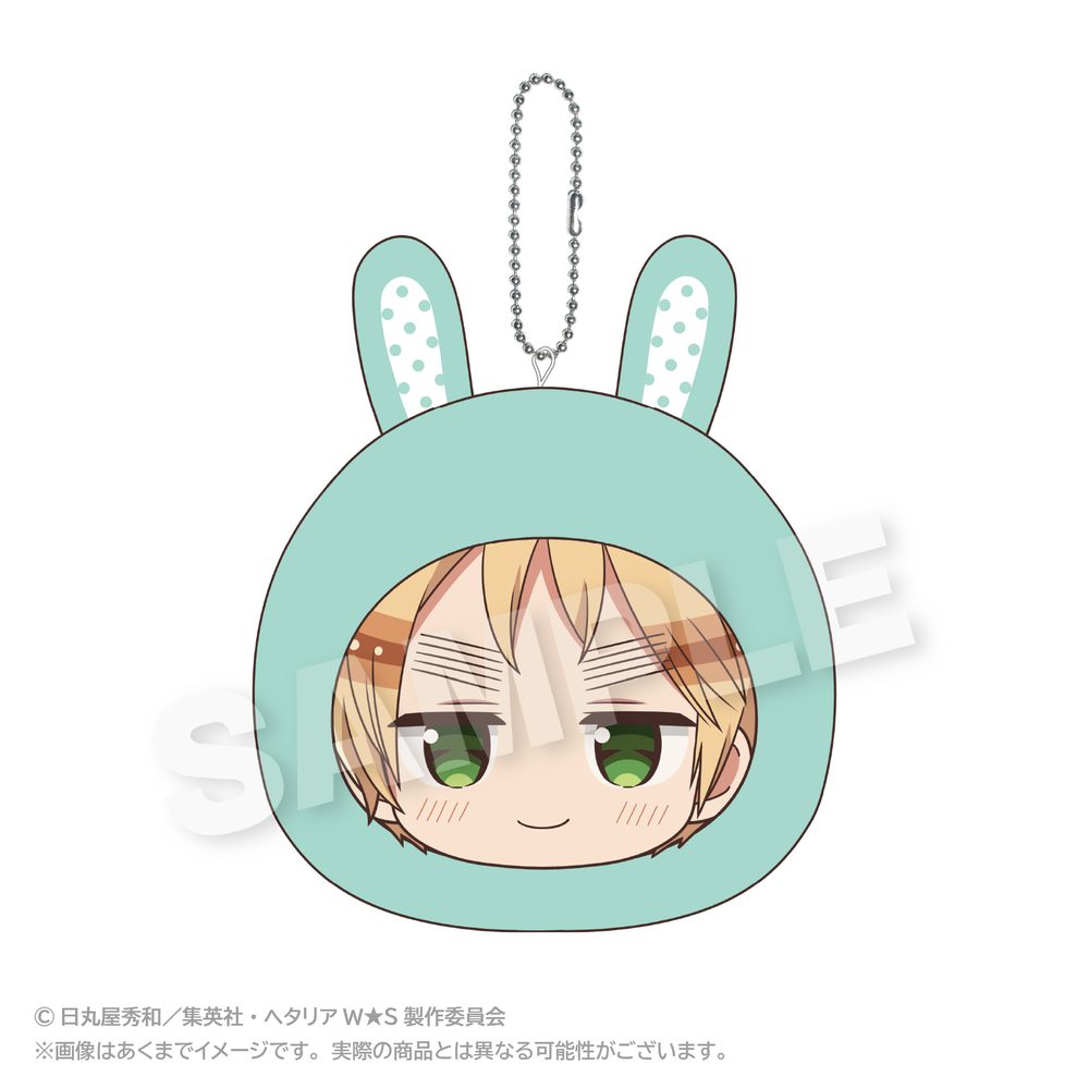 ヘタリア World☆Stars クッションキーホルダー アニマルパーカーVer. イギリス ("Hetalia World Stars" Cushion Key Chain Animal Hoodie Ver. United Kingdom)