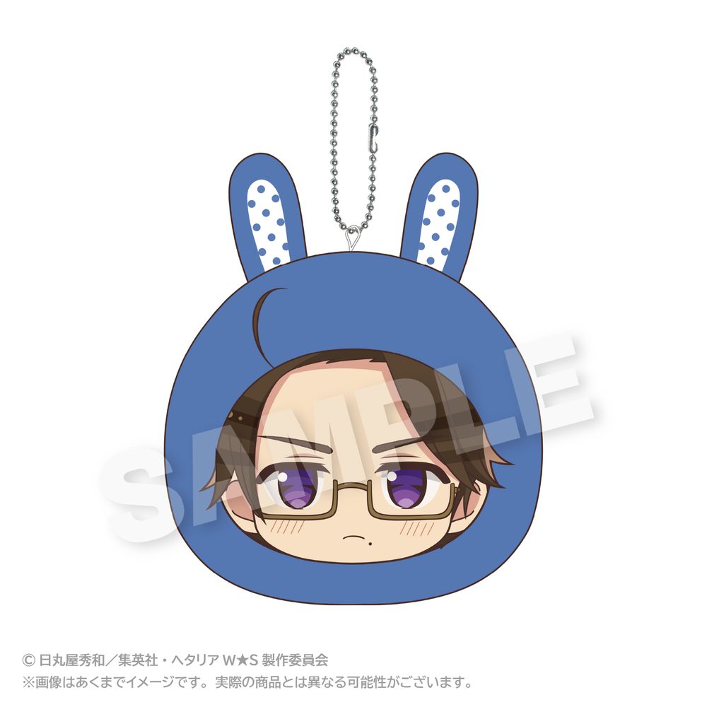 ヘタリア World☆Stars クッションキーホルダー アニマルパーカーVer. オーストリア ("Hetalia World Stars" Cushion Key Chain Animal Hoodie Ver. Austria)