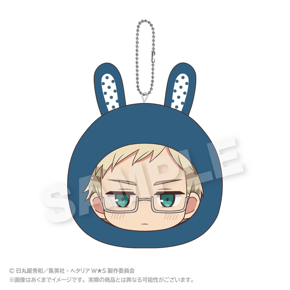 ヘタリア World☆Stars クッションキーホルダー アニマルパーカーVer. スウェーデン ("Hetalia World Stars" Cushion Key Chain Animal Hoodie Ver. Sweden)
