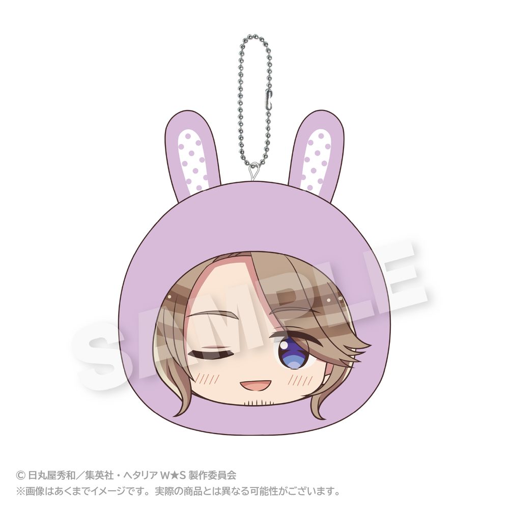 ヘタリア World☆Stars クッションキーホルダー アニマルパーカーVer. フランス ("Hetalia World Stars" Cushion Key Chain Animal Hoodie Ver. France)