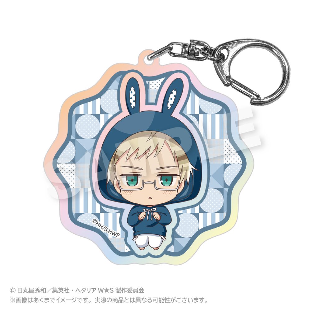 ヘタリア World☆Stars ホログラムキーホルダー アニマルパーカーVer. スウェーデン ("Hetalia World Stars" Hologram Key Chain Animal Hoodie Ver. Sweden)