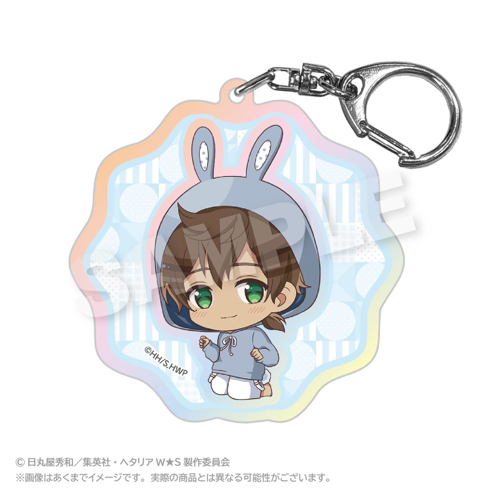 ヘタリア World☆Stars ホログラムキーホルダー アニマルパーカーVer. ポルトガル ("Hetalia World Stars" Hologram Key Chain Animal Hoodie Ver. Portugal)