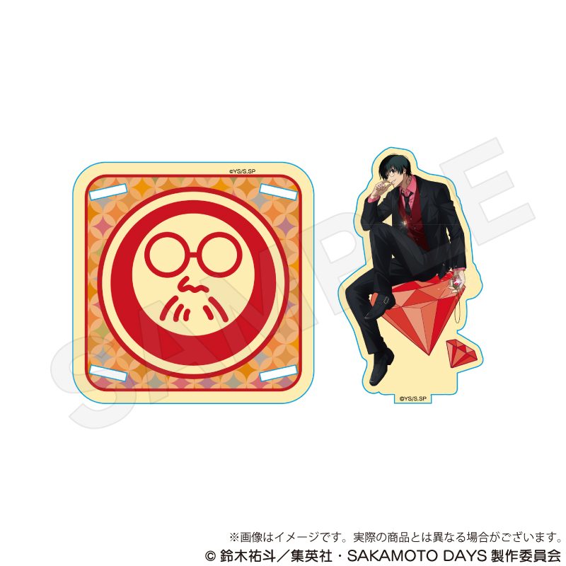 SAKAMOTO DAYS 木製スタンドコースター 宝石Ver. 南雲 ("Sakamoto Days" Wooden Stand Coaster Jewelry Ver. Nagumo)