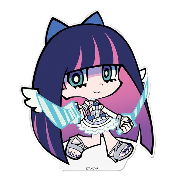 New PANTY & STOCKING with GARTERBELT ぷにこれ!アクリルフィギュア(スタンド付) ストッキング 天使Ver. ("New Panty & Stocking with Garterbelt" Puni Colle! Acrylic Figure (with Stand) Stocking Angel Ver.)