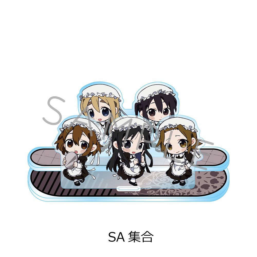 けいおん! 第2弾 ビッグアクリルスタンド SA 集合 ("K-On!" Vol. 2 Big Acrylic Stand SA Group)